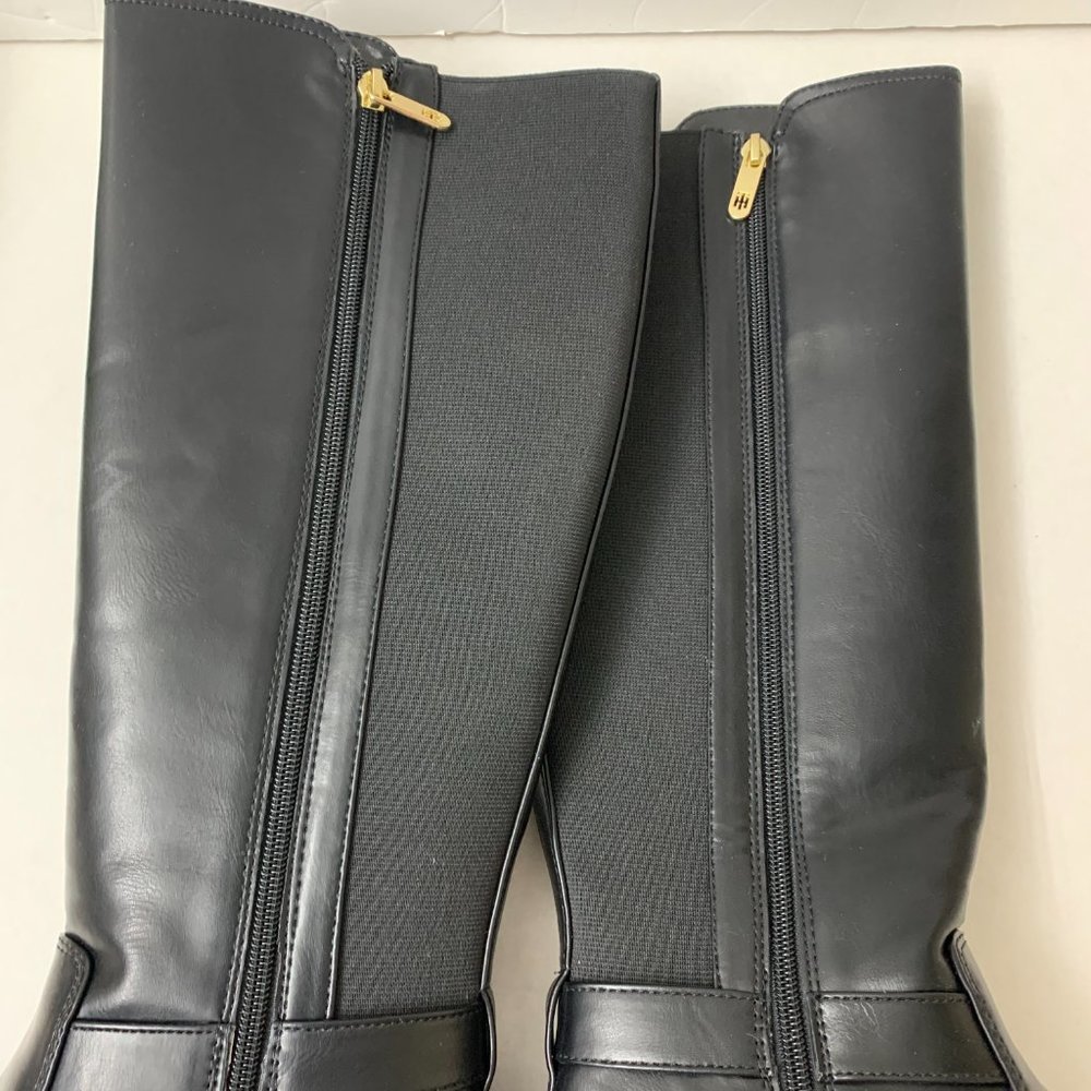 Tommy Hilfiger Suprem2 Tall Riding Boot Black - Picture 6 of 14